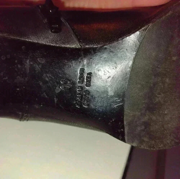 Luca Grossi knee high black boots 40 gently used - Picture 6 of 16